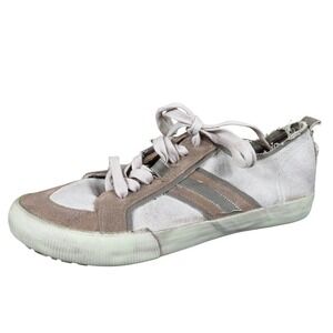 Rocket Dog Mens Low Top Sneaker Size 8.5 Casual Everyday Tan Brown Distressed